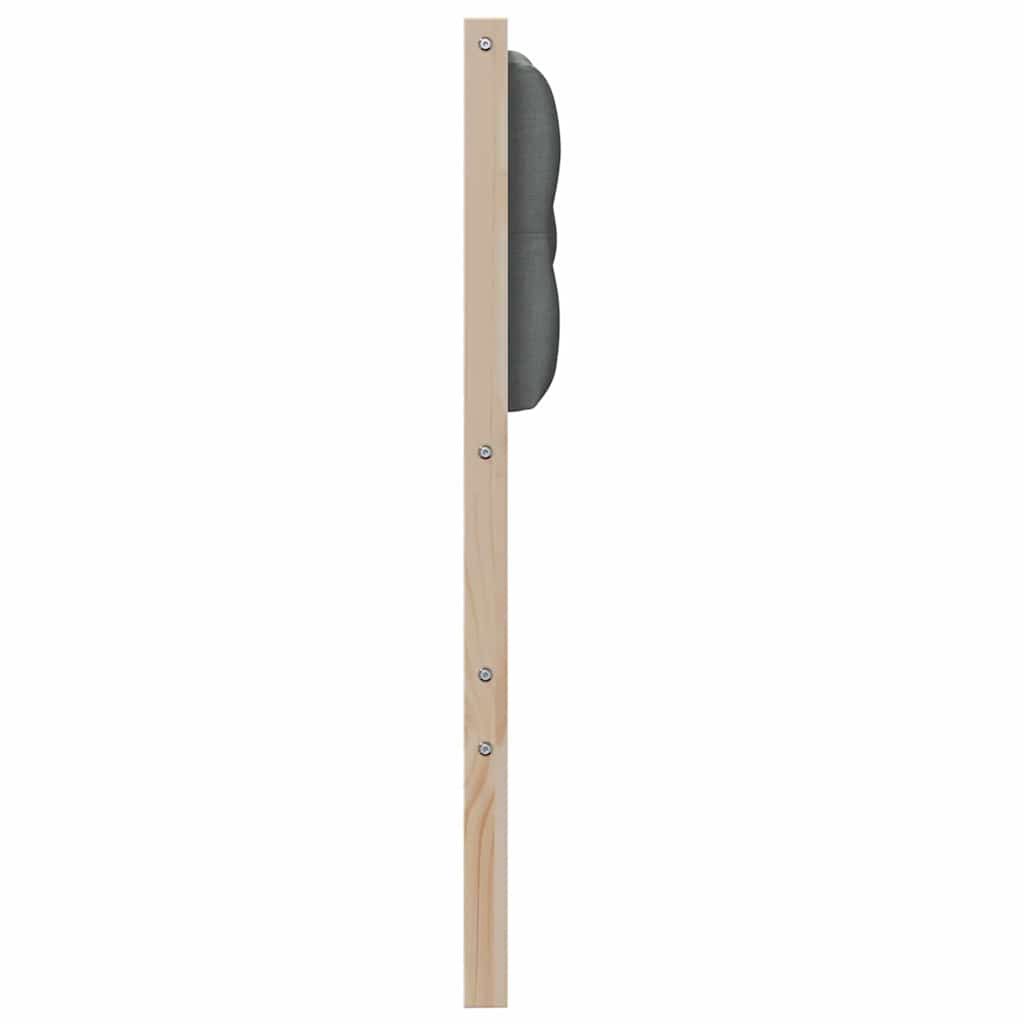 Hoofdbord Anders Bruin en donkergrijs 100 cm Massief grenenhout
