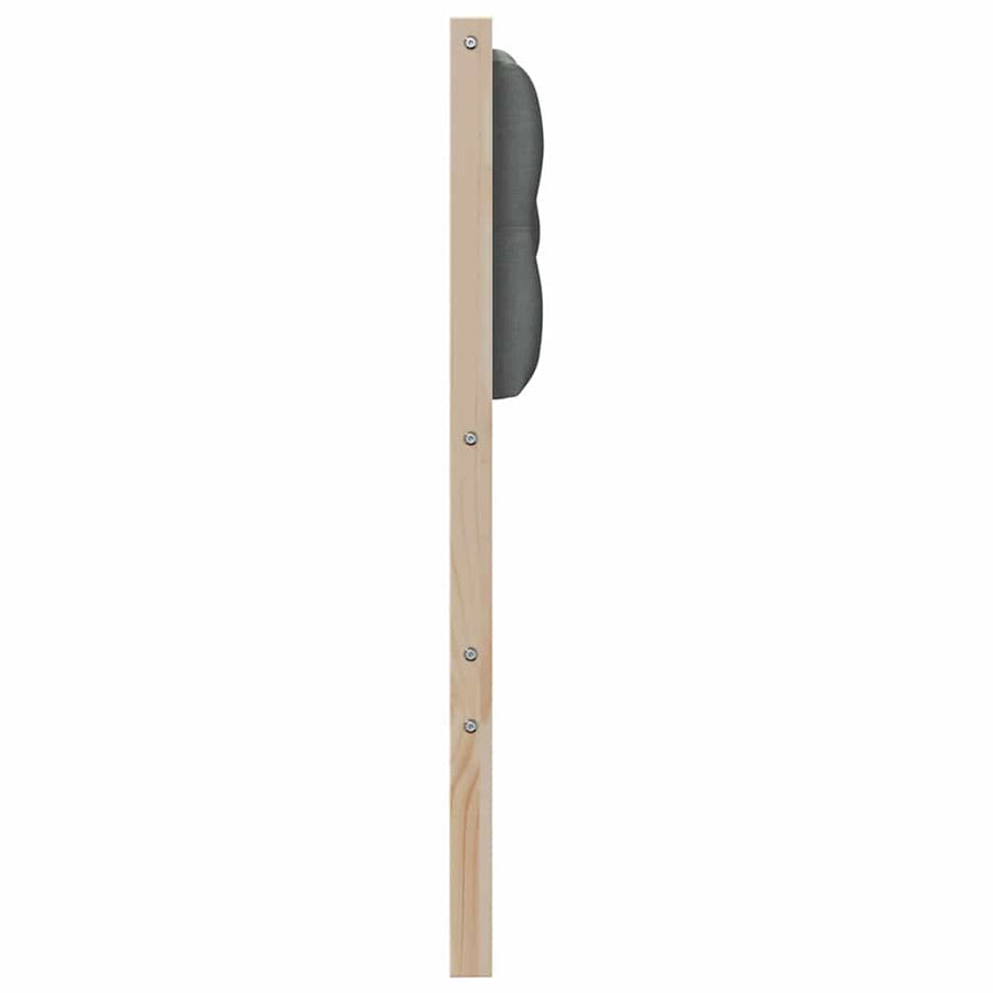 Hoofdbord Anders Bruin en donkergrijs 100 cm Massief grenenhout