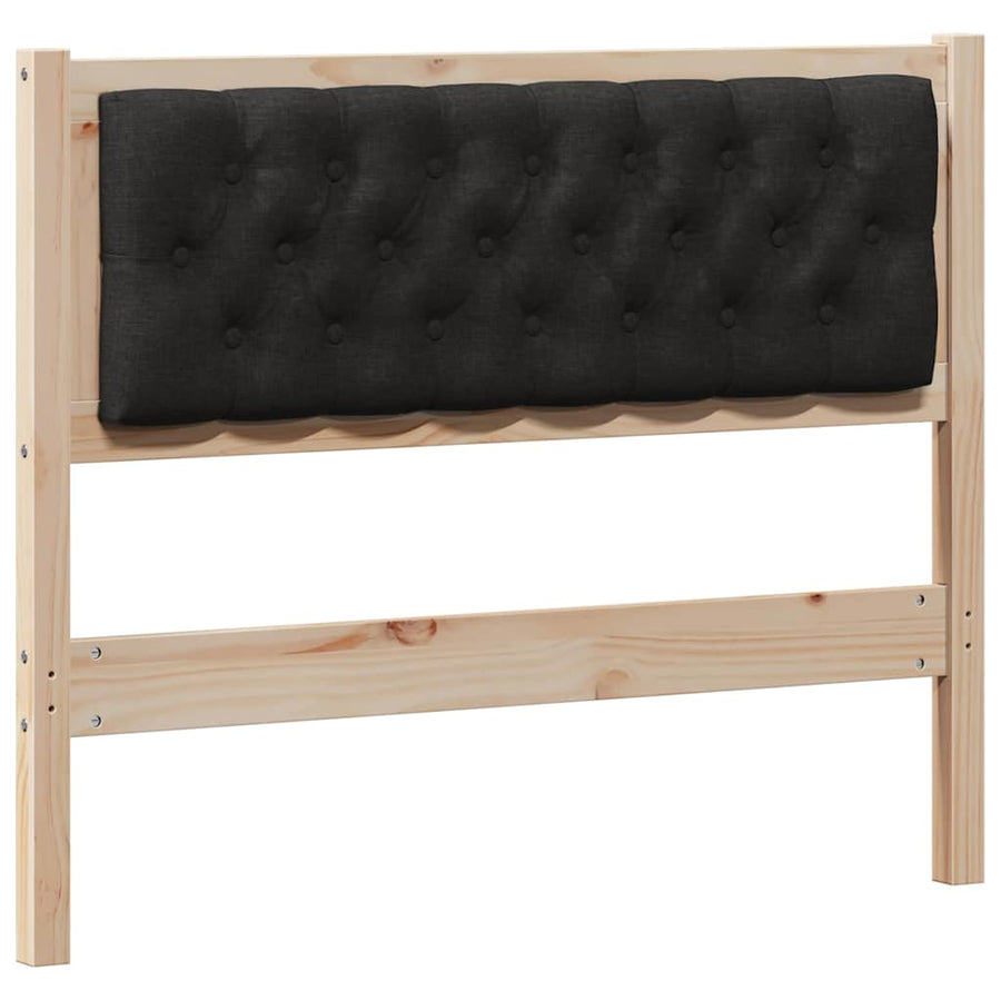Hoofdbord Anders Bruin en zwart 100 cm Massief grenenhout