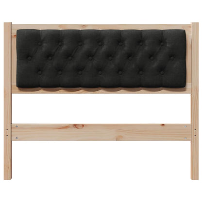 Hoofdbord Anders Bruin en zwart 100 cm Massief grenenhout