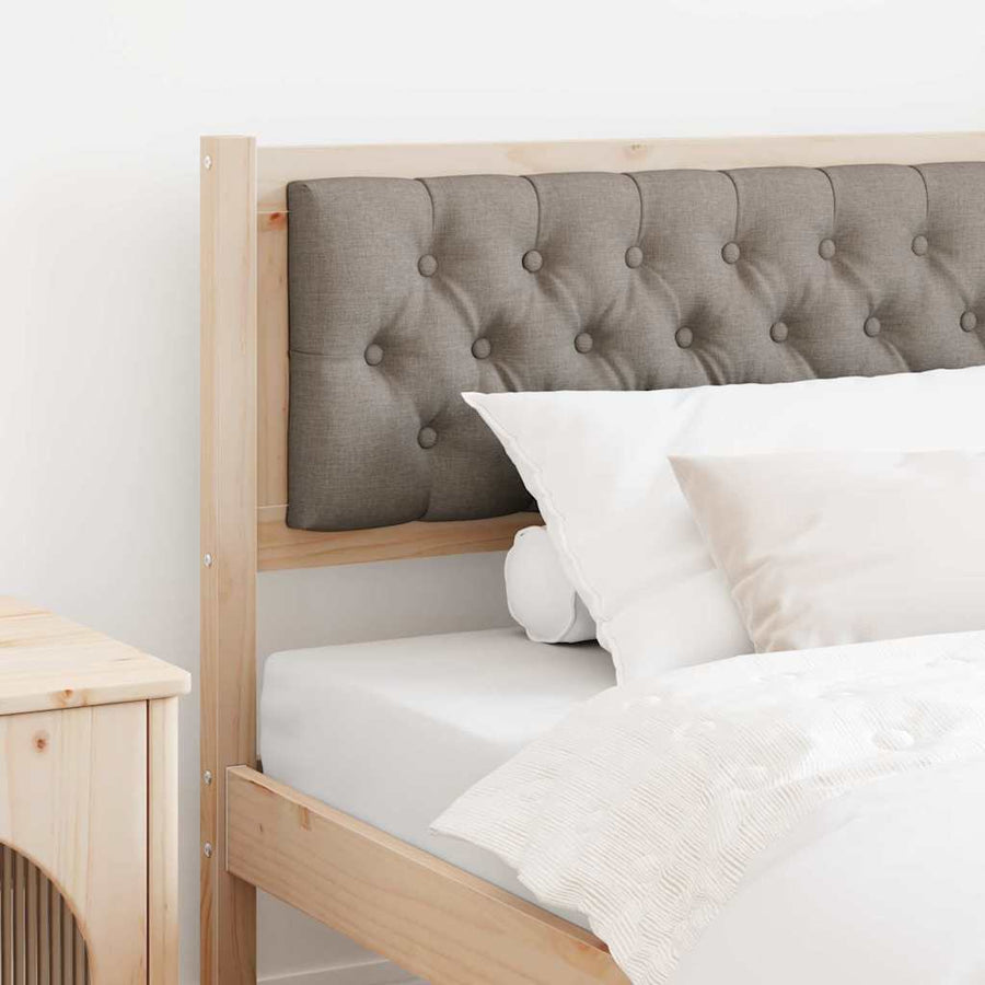 Hoofdbord Anders Bruin en taupe 100 cm Massief grenenhout