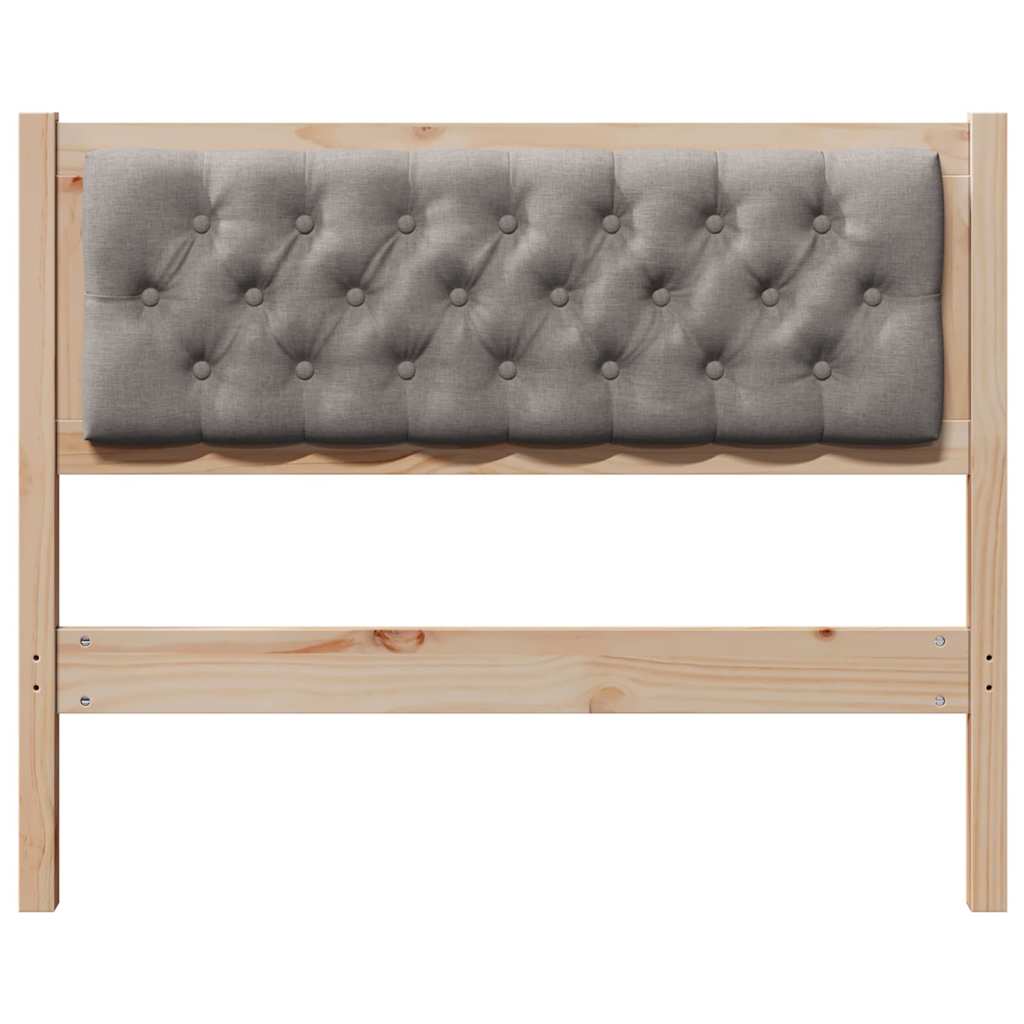 Hoofdbord Anders Bruin en taupe 100 cm Massief grenenhout