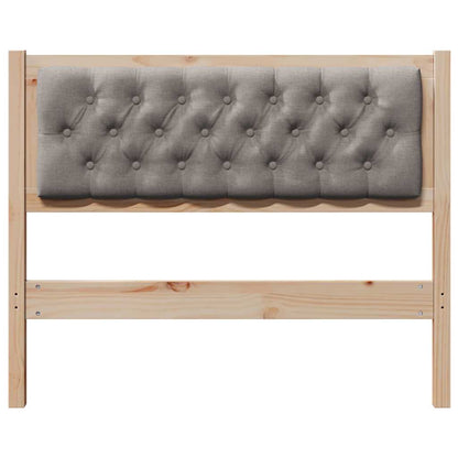 Hoofdbord Anders Bruin en taupe 100 cm Massief grenenhout