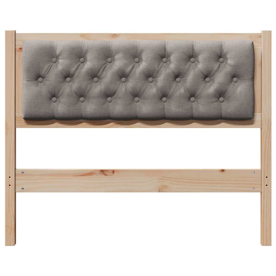 Hoofdbord Anders Bruin en taupe 100 cm Massief grenenhout