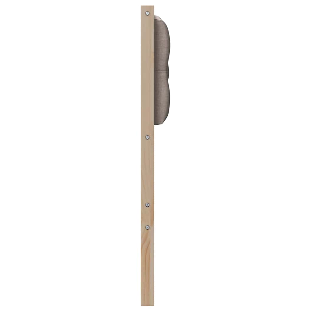 Hoofdbord Anders Bruin en taupe 100 cm Massief grenenhout