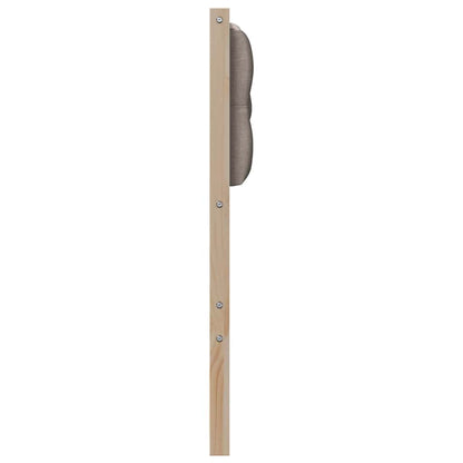 Hoofdbord Anders Bruin en taupe 100 cm Massief grenenhout