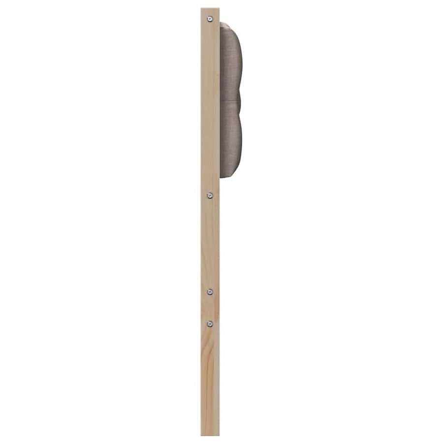 Hoofdbord Anders Bruin en taupe 100 cm Massief grenenhout