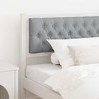 Headboard Anders White and Light Grey 100 cm Solid Pine Wood