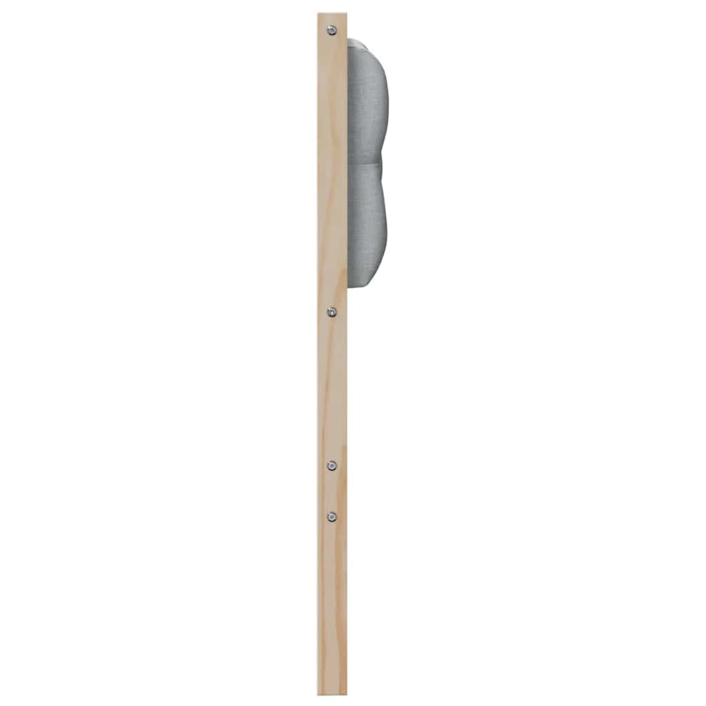 Hoofdbord Anders Bruin en lichtgrijs 90 cm Massief grenenhout
