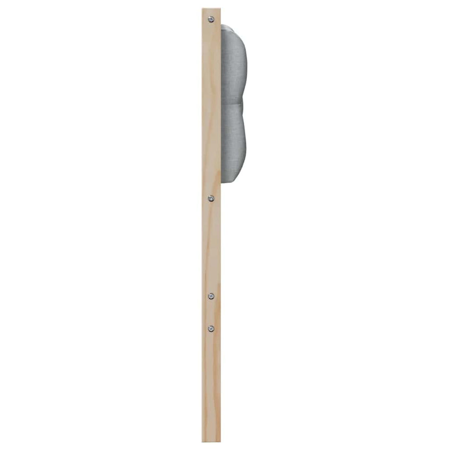 Hoofdbord Anders Bruin en lichtgrijs 90 cm Massief grenenhout