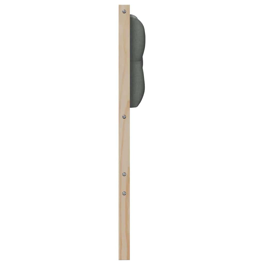 Hoofdbord Anders Bruin en donkergrijs 90 cm Massief grenenhout