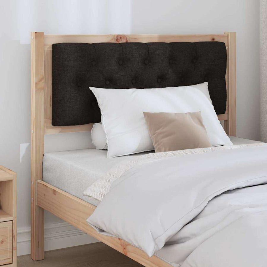 Hoofdbord Anders Bruin en zwart 90 cm Massief grenenhout