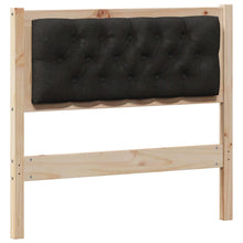 Hoofdbord Anders Bruin en zwart 90 cm Massief grenenhout