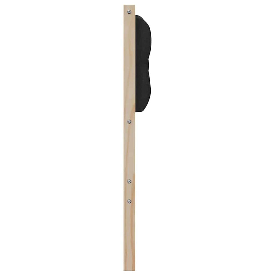Hoofdbord Anders Bruin en zwart 90 cm Massief grenenhout