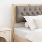 Headboard Anders Brown and Taupe 90 cm Solid Pine