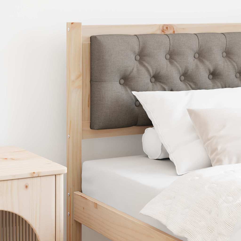 Hoofdbord Anders Bruin en taupe 90 cm Massief grenenhout