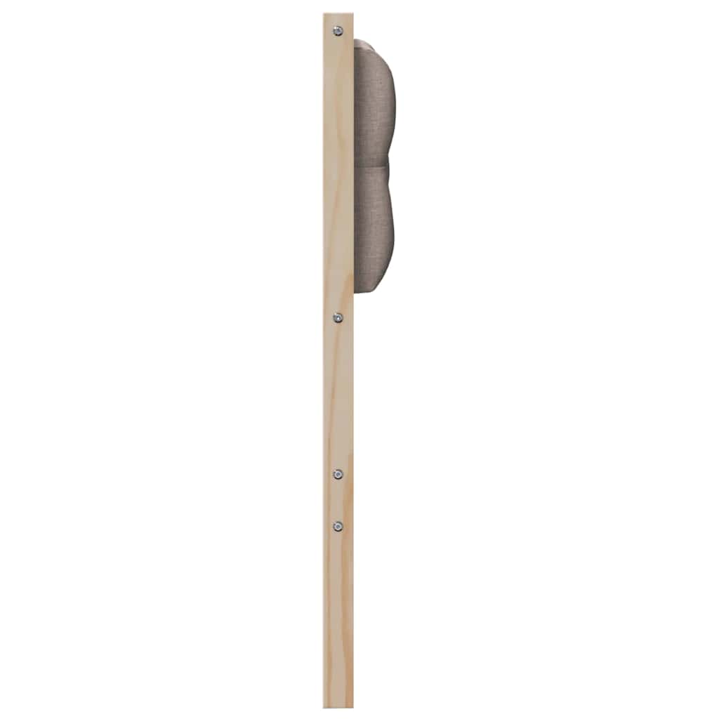 Hoofdbord Anders Bruin en taupe 90 cm Massief grenenhout