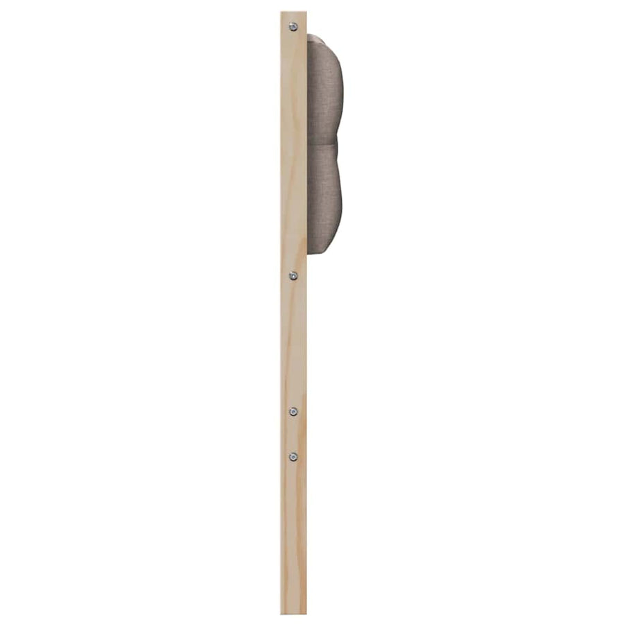 Hoofdbord Anders Bruin en taupe 90 cm Massief grenenhout