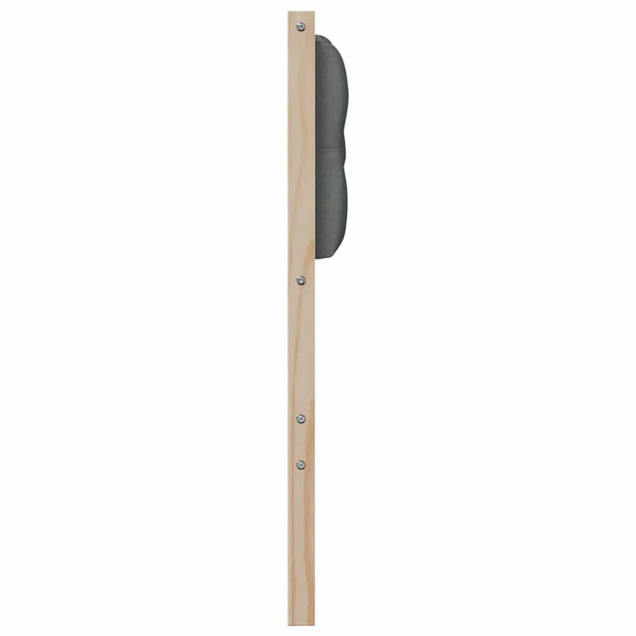 Hoofdbord Anders Bruin en donkergrijs 80 cm Massief grenenhout