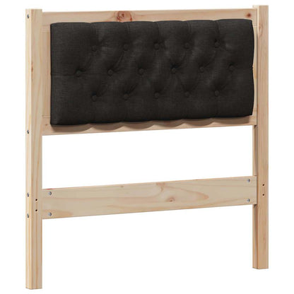Hoofdbord Anders Bruin en zwart 80 cm Massief grenenhout
