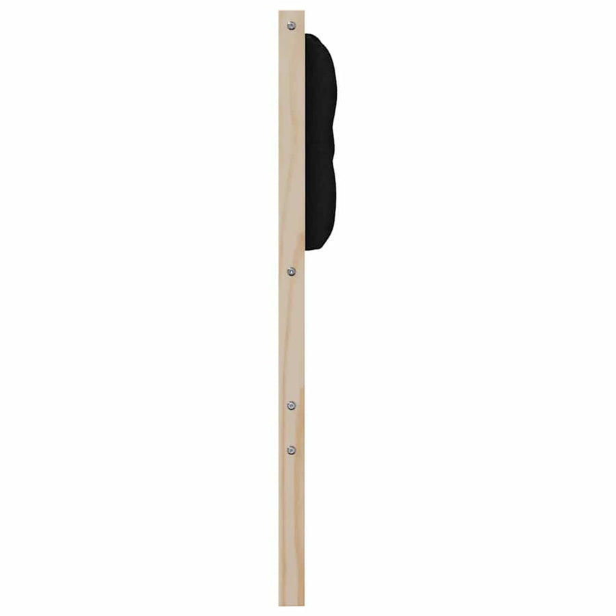 Hoofdbord Anders Bruin en zwart 80 cm Massief grenenhout