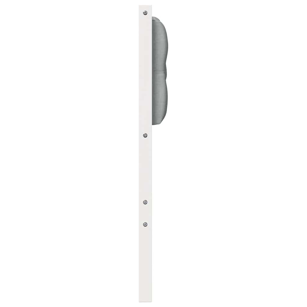 Hoofdbord Anders Wit en lichtgrijs 80 cm Massief grenenhout