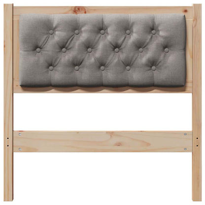 Hoofdbord Anders Bruin en taupe 75 cm Massief grenenhout