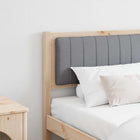Upholstered headboard Brown 180 cm Solid pine wood