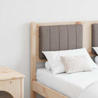 Hoofdbord 120 cm massief grenenhout bruin