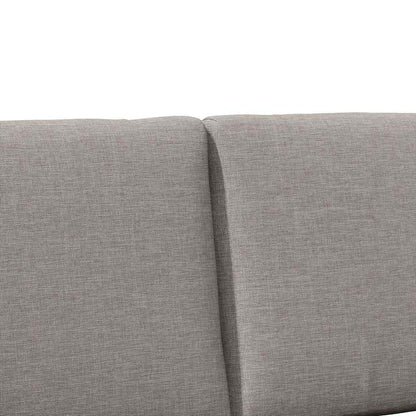 Gestoffeerd hoofdbord Taupe 120 cm Massief grenenhout