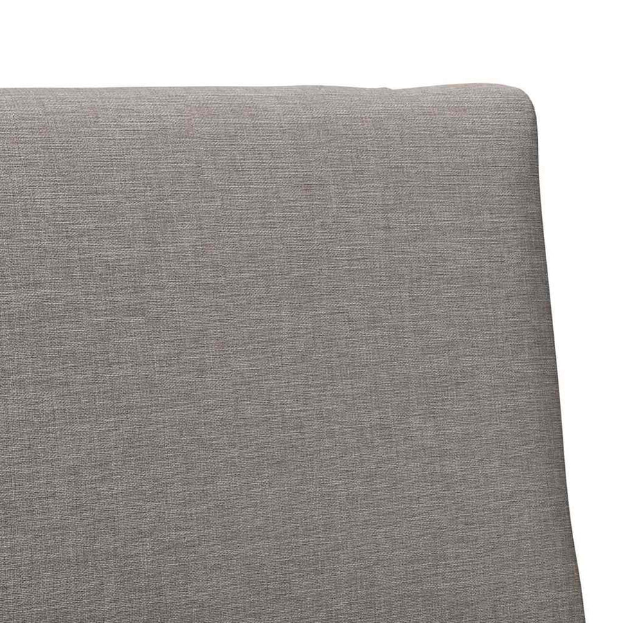 Gestoffeerd hoofdbord Taupe 75 cm Massief grenenhout