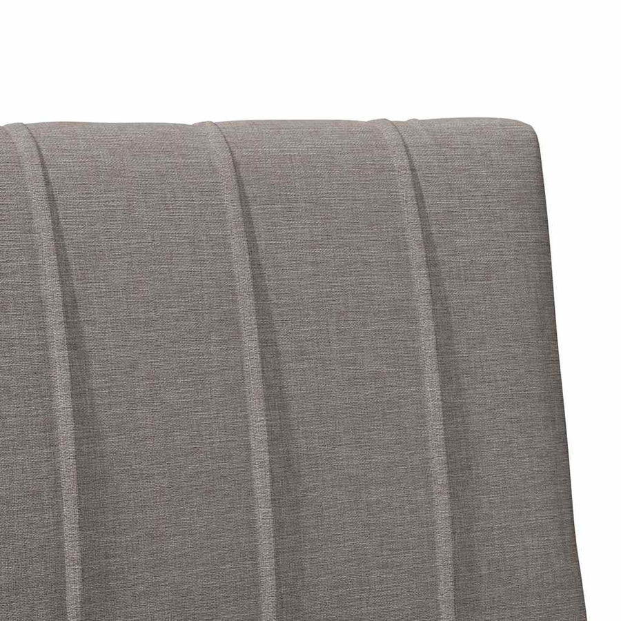 Gestoffeerd hoofdbord Taupe 100 cm Massief grenenhout