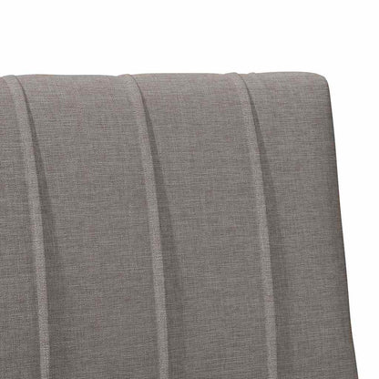Gestoffeerd hoofdbord Taupe 75 cm Massief grenenhout