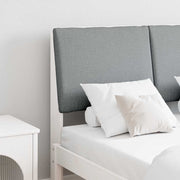 Hoofdbord 120 cm massief grenenhout lichtgrijs