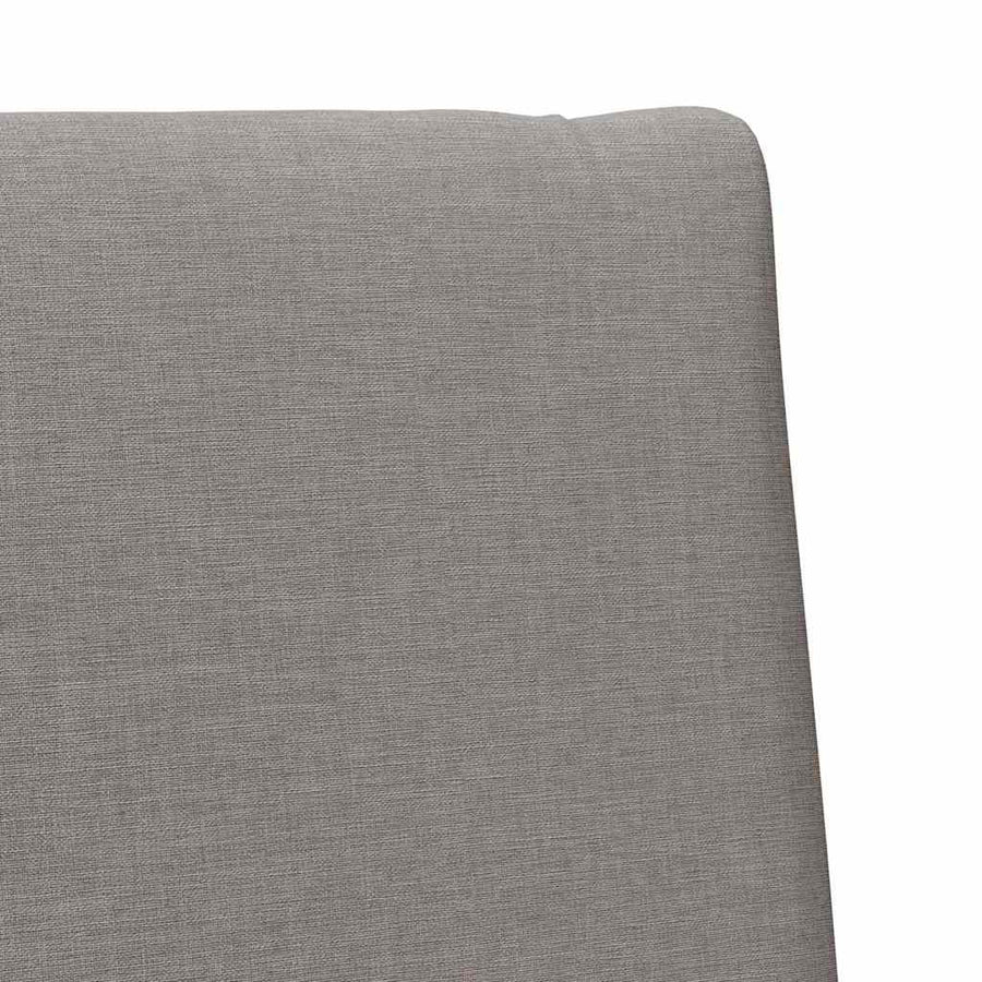 Gestoffeerd hoofdbord Taupe 100 cm Massief grenenhout