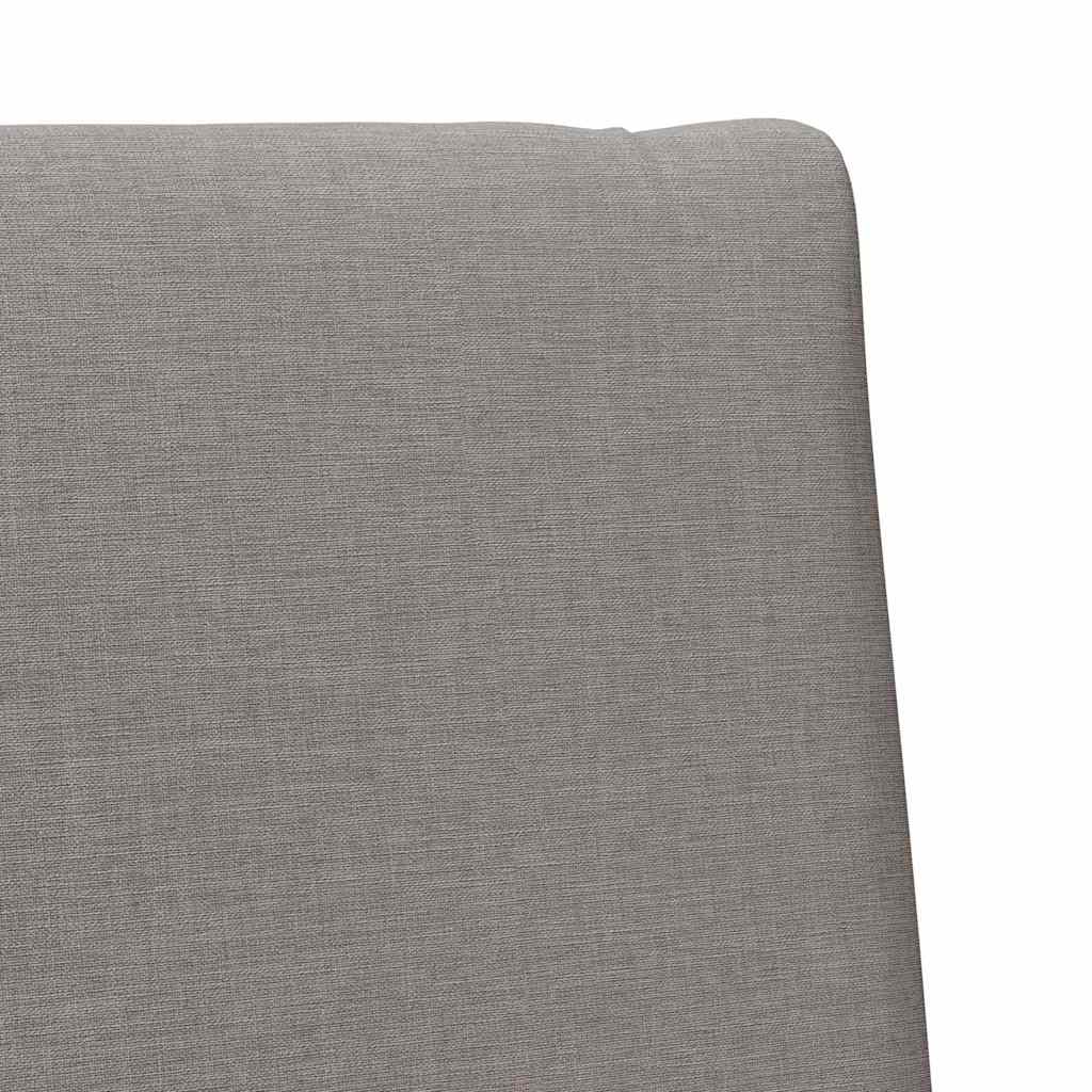 Gestoffeerd hoofdbord Taupe 90 cm Massief grenenhout