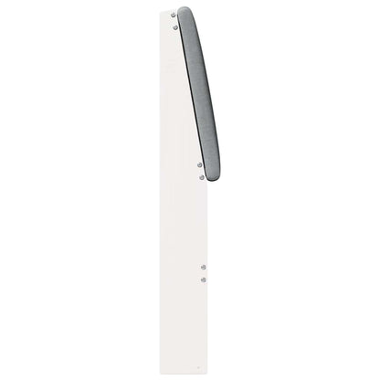 Gestoffeerd hoofdbord Lichtgrijs 75 cm Massief grenenhout