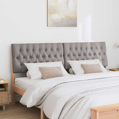 Gestoffeerd hoofdbord Taupe 180 cm Massief grenenhout