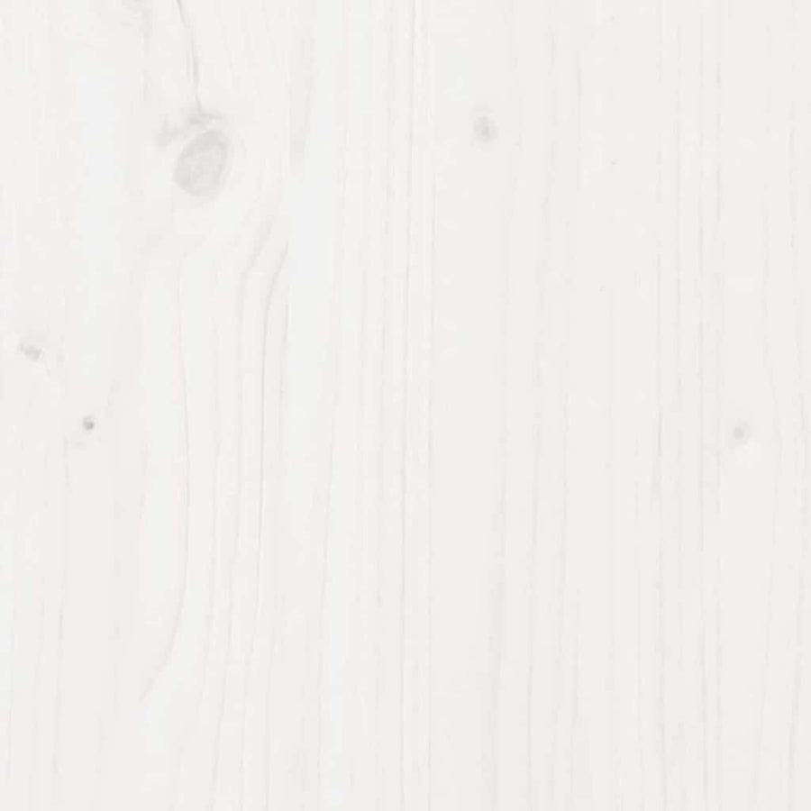 Gestoffeerd hoofdbord Lichtgrijs 100 cm Massief grenenhout