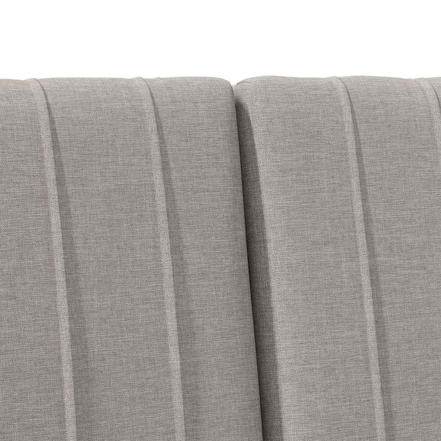 Gestoffeerd hoofdbord Taupe 150 cm Massief grenenhout