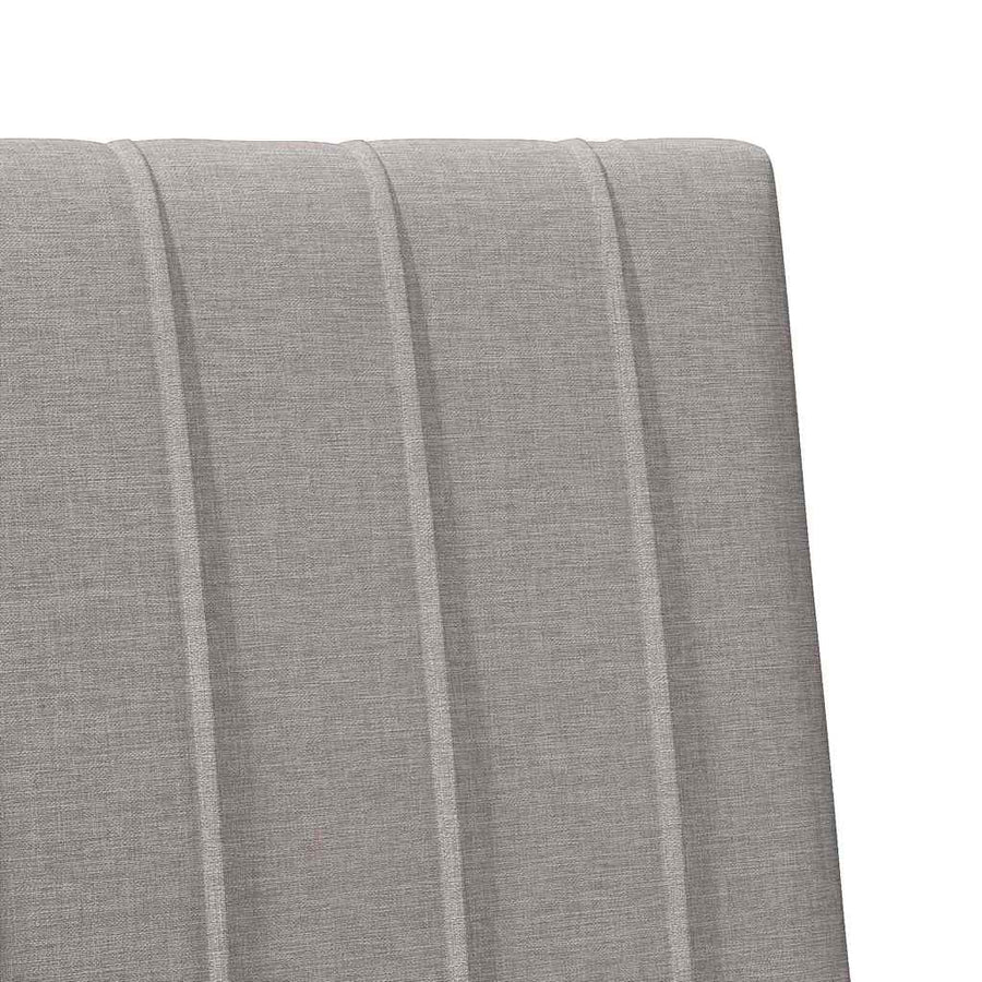 Gestoffeerd hoofdbord Taupe 90 cm Massief grenenhout
