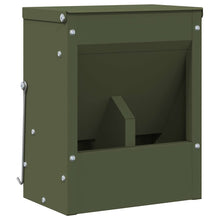 Konijnenvoer Olijf Groen 20 x 12,5 x 25 cm Koudgewalst Staal