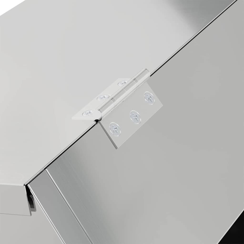 Konijnenvoer Zilver 64,5 x 25,5 x 45,5 cm Gegalvaniseerd staal