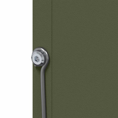 Konijnenvoer Olijf Groen 12,5 x 26 x 28,5 cm Koudgewalst Staal