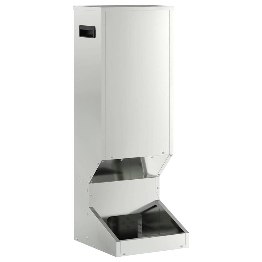 Hertenvoerbak Zilver 28 x 30 x 80 cm Gegalvaniseerd staal