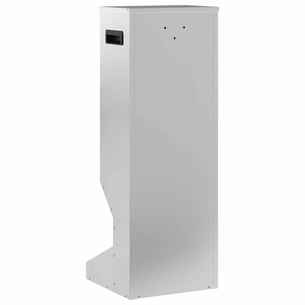 Hertenvoerbak Zilver 28 x 30 x 80 cm Gegalvaniseerd staal