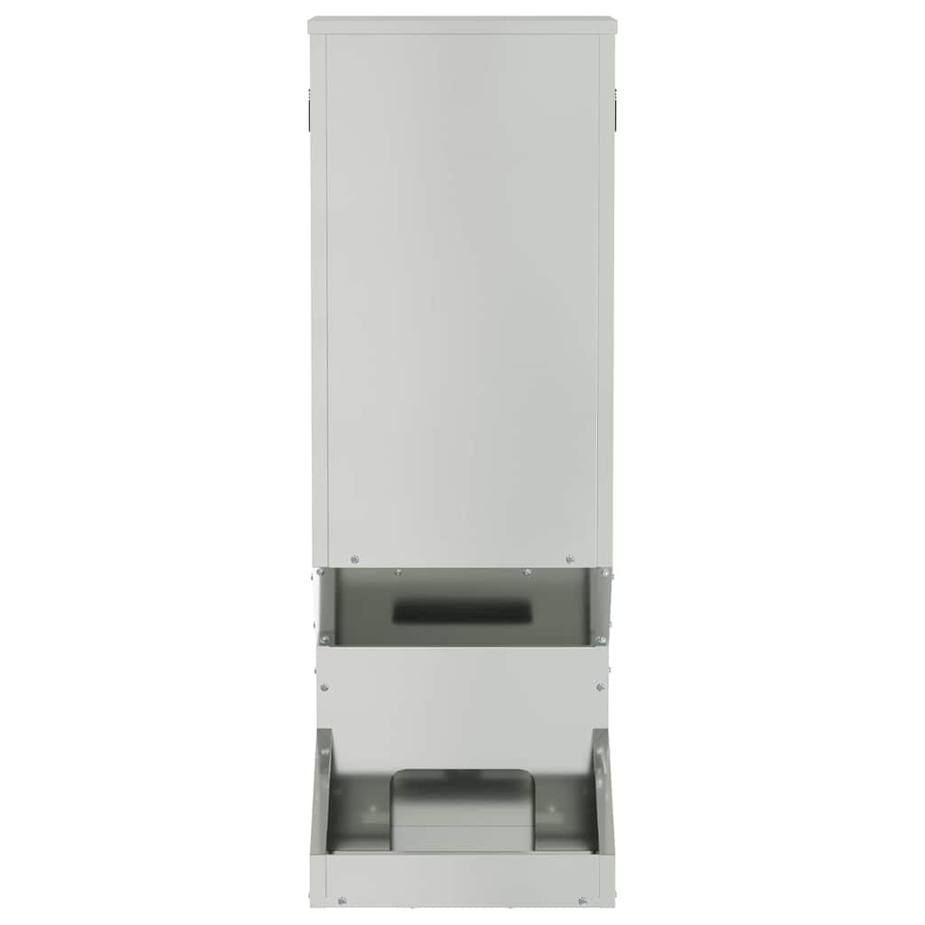 Hertenvoerbak Zilver 28 x 30 x 80 cm Gegalvaniseerd staal