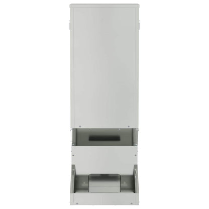 Hertenvoerbak Zilver 28 x 30 x 80 cm Gegalvaniseerd staal