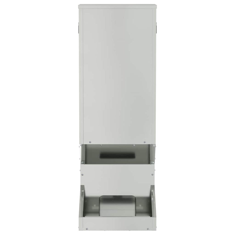 Hertenvoerbak Zilver 28 x 30 x 80 cm Gegalvaniseerd staal