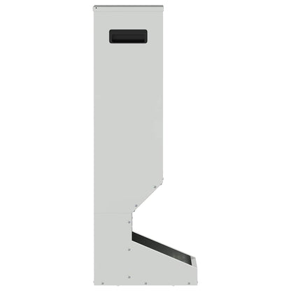 Hertenvoerbak Zilver 28 x 30 x 80 cm Gegalvaniseerd staal